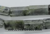 CLB125 15.5 inches 12*20mm flat column labradorite gemstone beads