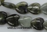 CLB130 15.5 inches 14*14mm heart labradorite gemstone beads wholesale