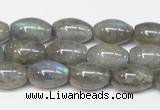 CLB150 15.5 inches 8*12mm rice labradorite gemstone beads