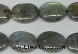 CLB175 15.5 inches 15*20mm oval labradorite gemstone beads