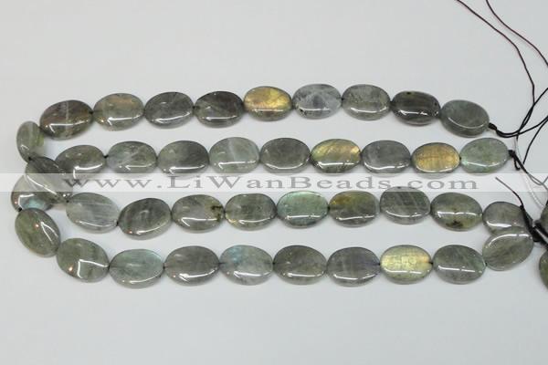 CLB175 15.5 inches 15*20mm oval labradorite gemstone beads