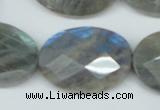 CLB189 15.5 inches 22*30mm faceted oval labradorite beads