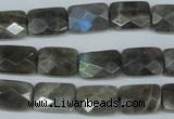 CLB196 15.5 inches 10*14mm faceted rectangle labradorite beads