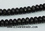 CLB301 15.5 inches 5*8mm rondelle black labradorite gemstone beads