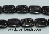 CLB309 15.5 inches 10*14mm rectangle black labradorite gemstone beads