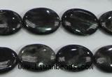 CLB312 15.5 inches 13*18mm oval black labradorite gemstone beads