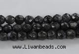 CLB361 15.5 inches 8mm faceted round black labradorite beads wholesale