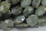 CLB42 15.5 inches 12*16mm faceted oval labradorite gemstone beads