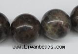 CLB438 15.5 inches 20mm round grey labradorite beads wholesale