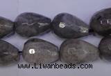 CLB506 15.5 inches 15*20mm faceted teardrop labradorite beads