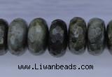 CLB58 15.5 inches 10*20mm faceted rondelle labradorite beads