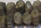 CLB700 15.5 inches 13*18mm - 14*20mm faceted nuggets labradorite beads