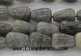 CLB719 15.5 inches 8*12mm teardrop labradorite gemstone beads