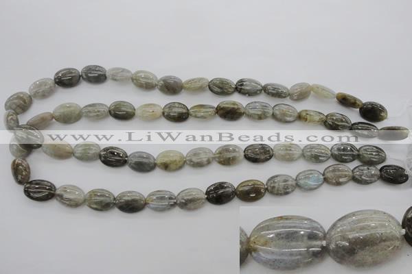 CLB728 15.5 inches 8*12mm oval labradorite gemstone beads