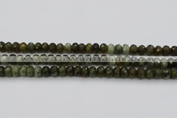 CLB958 15.5 inches 8*12mm faceted rondelle labradorite beads