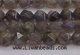 CLB972 15.5 inches 8mm faceted nuggets labradorite gemstone beads