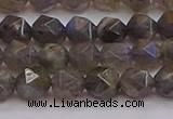 CLB973 15.5 inches 10mm faceted nuggets labradorite gemstone beads