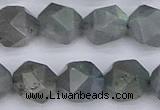 CLB984 15.5 inches 12mm faceted nuggets labradorite beads wholesale