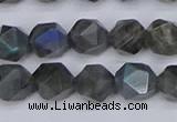 CLB987 15.5 inches 8mm faceted nuggets labradorite beads wholesale