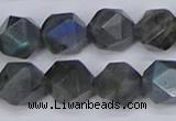 CLB989 15.5 inches 12mm faceted nuggets labradorite beads wholesale