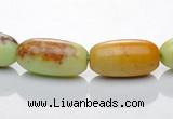 CLE04 16 inch rice 8*16mm lemon turquoise stone beads Wholesale