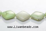 CLE14 rhombic 10*10mm lemon turquoise gemstone beads Wholesale