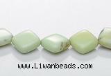 CLE15 rhombic 8*8mm lemon turquoise gemstone beads Wholesale