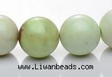 CLE21 16 inch round lemon turquoise 14mm gemstone bead Wholesale