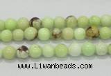 CLE31 15.5 inches 6mm round lemon turquoise beads wholesale