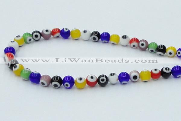 CLG505 16 inches 8mm round lampwork glass beads wholesale