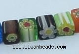 CLG511 16 inches 8*8mm cube lampwork glass beads wholesale