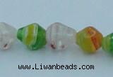 CLG577 16 inches 8*10mm rice lampwork glass beads wholesale