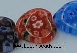 CLG582 16 inches 18*18mm heart lampwork glass beads wholesale