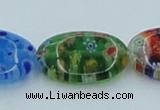 CLG590 16 inches 13*18mm oval lampwork glass beads wholesale