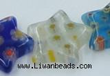 CLG593 16 inches 18*18mm star lampwork glass beads wholesale