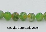 CLG602 16 inches 6mm round lampwork glass beads wholesale