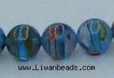 CLG605 16 inches 10mm round lampwork glass beads wholesale