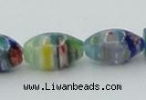 CLG611 5PCS 16 inches 7*12mm rice lampwork glass beads wholesale