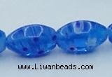 CLG616 3PCS 16 inches 10*16mm rice lampwork glass beads wholesale