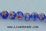 CLG625 10PCS 16 inches 6mm round lampwork glass beads wholesale