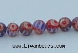 CLG628 10PCS 16 inches 6mm round lampwork glass beads wholesale