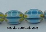 CLG635 5PCS 16 inches 10*14mm oval lampwork glass beads wholesale