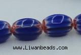 CLG636 5PCS 16 inches 10*14mm oval lampwork glass beads wholesale