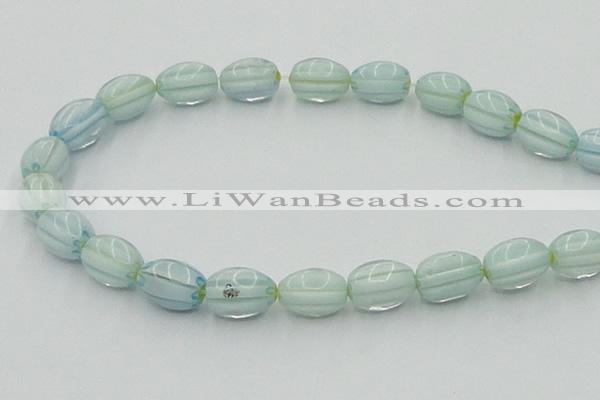 CLG637 5PCS 16 inches 10*14mm oval lampwork glass beads wholesale