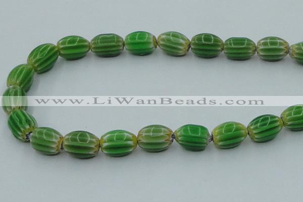 CLG638 5PCS 16 inches 10*14mm oval lampwork glass beads wholesale