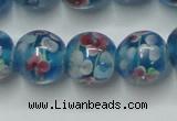 CLG752 15.5 inches 10mm round lampwork glass beads wholesale