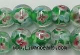 CLG757 15.5 inches 10mm round lampwork glass beads wholesale