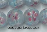 CLG759 15 inches 12mm round lampwork glass beads wholesale