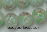 CLG760 15 inches 12mm round lampwork glass beads wholesale