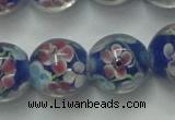 CLG762 15 inches 12mm round lampwork glass beads wholesale